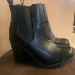 Women’s black booties